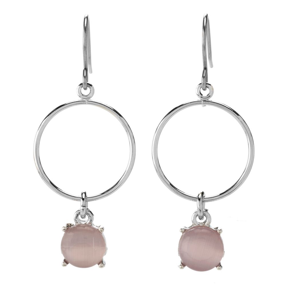 Christopher & Banks - C&B Layered Oval Drop Fish Hook Earrings