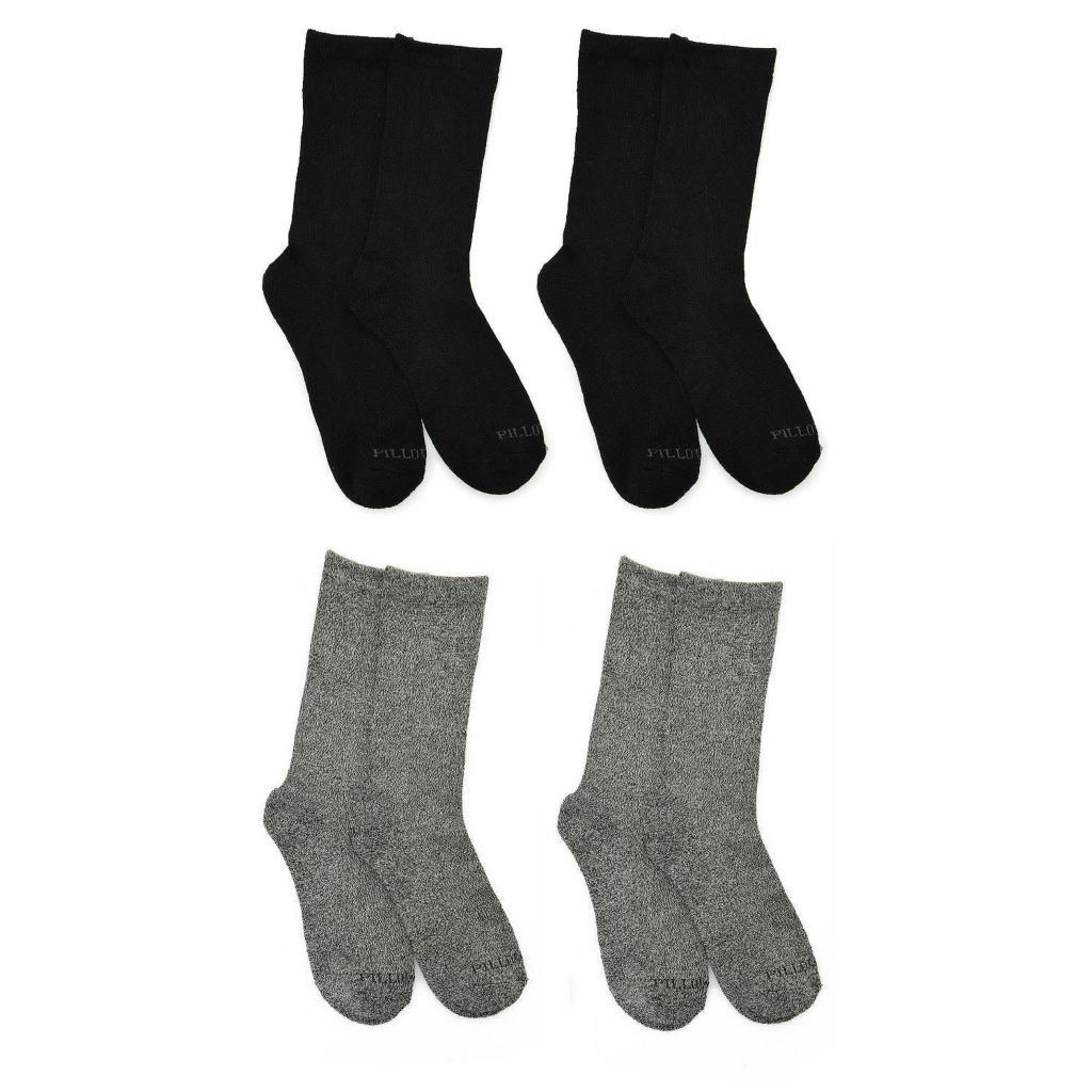 Christopher & Banks - C&B Pillow Sole 4 Pack Crew Socks - ShopHQ