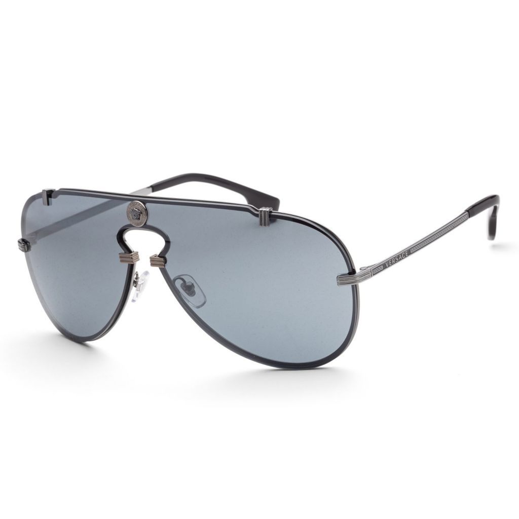 Versace men's aviator clearance sunglasses