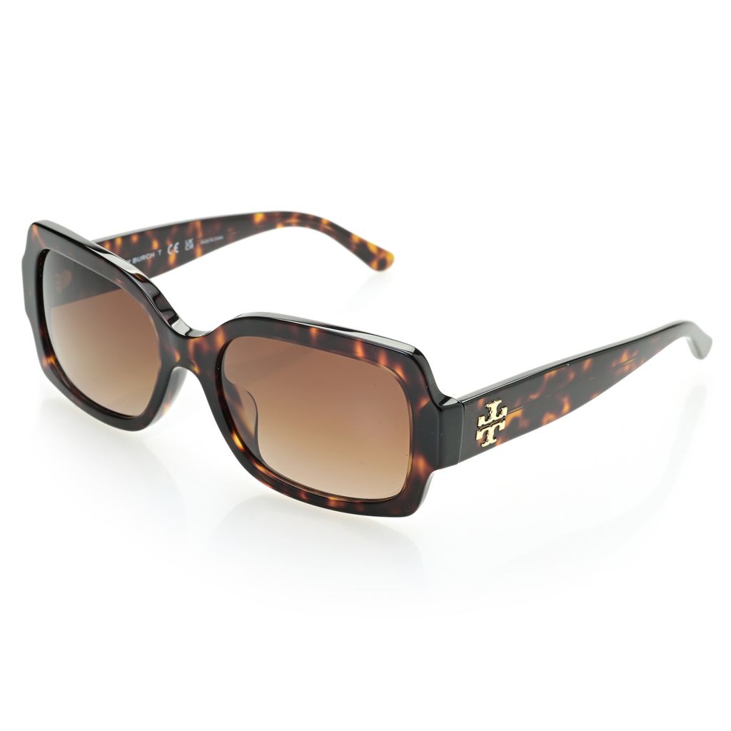 Tory Burch 55mm Square Frame Sunglasses - ShopHQ.com