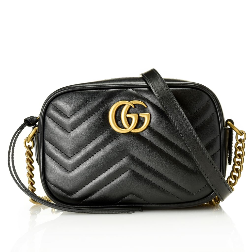 Gucci GG Marmont Mini Shoulder Bag - ShopHQ.com