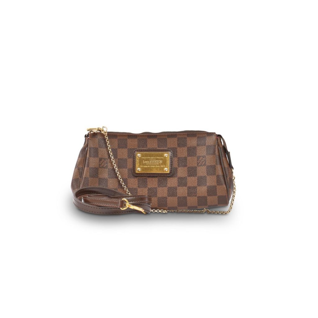 Louis Vuitton Damier Ebene Eva Crossbody Clutch - A World Of Goods