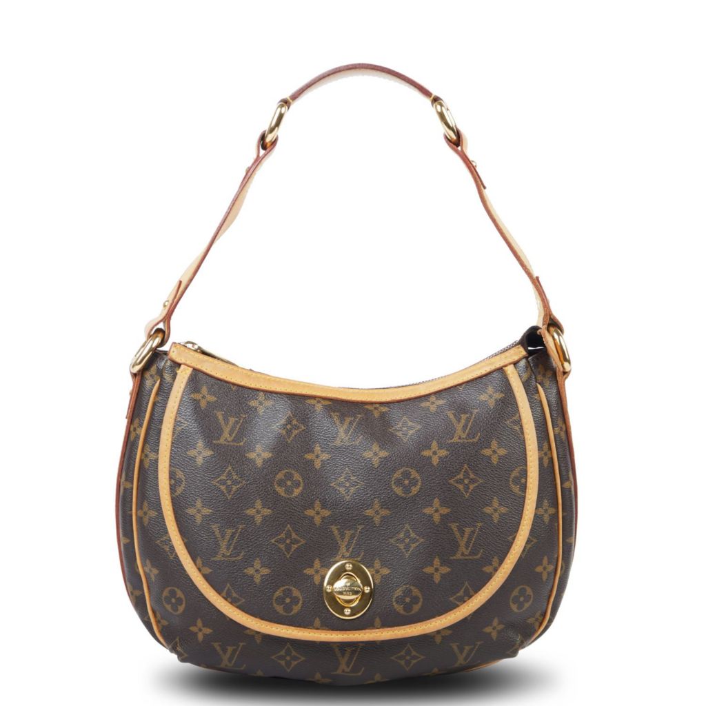 Louis+Vuitton+Tulum+Shoulder+Bag+PM+Brown+Canvas for sale online