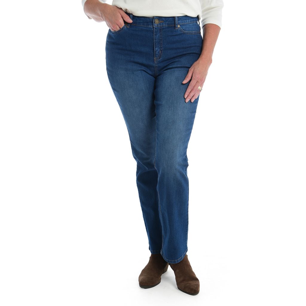 CJ Banks Signature Slimming Moderately Curvy Rhinestone Pocket Jeans  Women's 22W