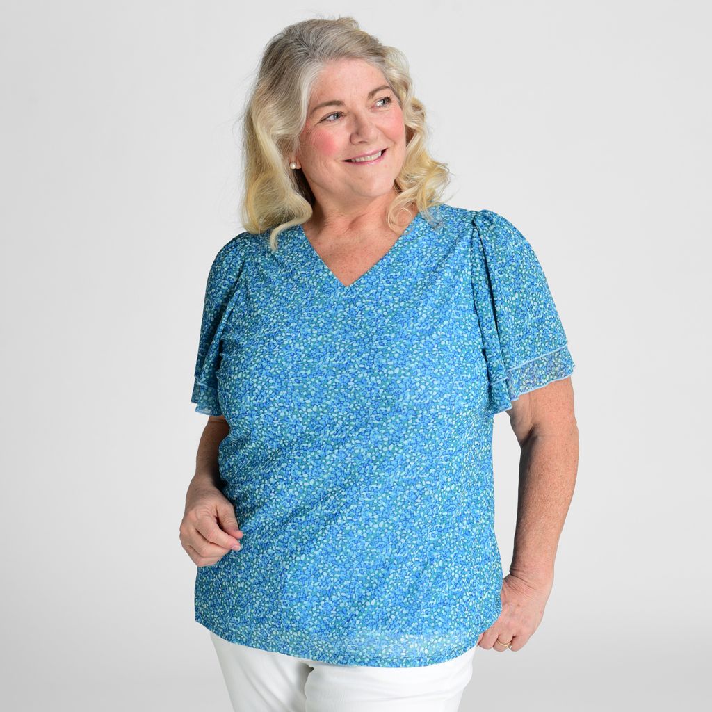 Blue Multi Detail Women