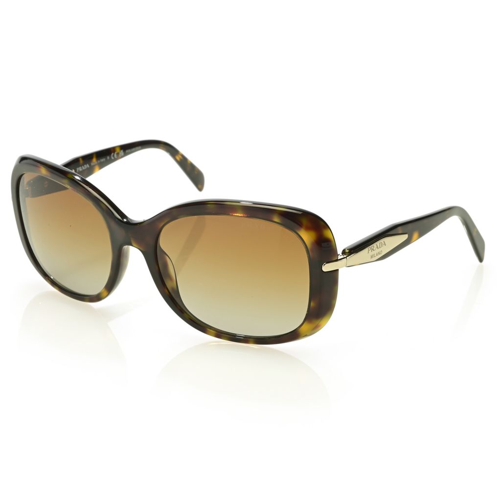 Prada 57mm Rectangular Frame Sunglasses on sale at shophq 772 519