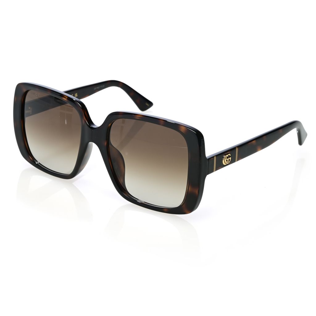 Gucci 56mm square store sunglasses