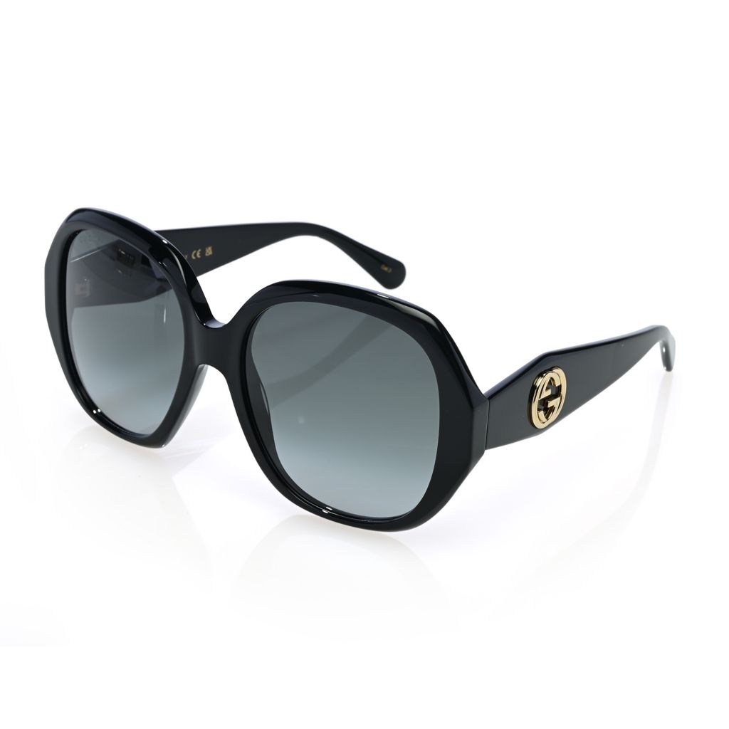 Gucci 56mm round clearance sunglasses