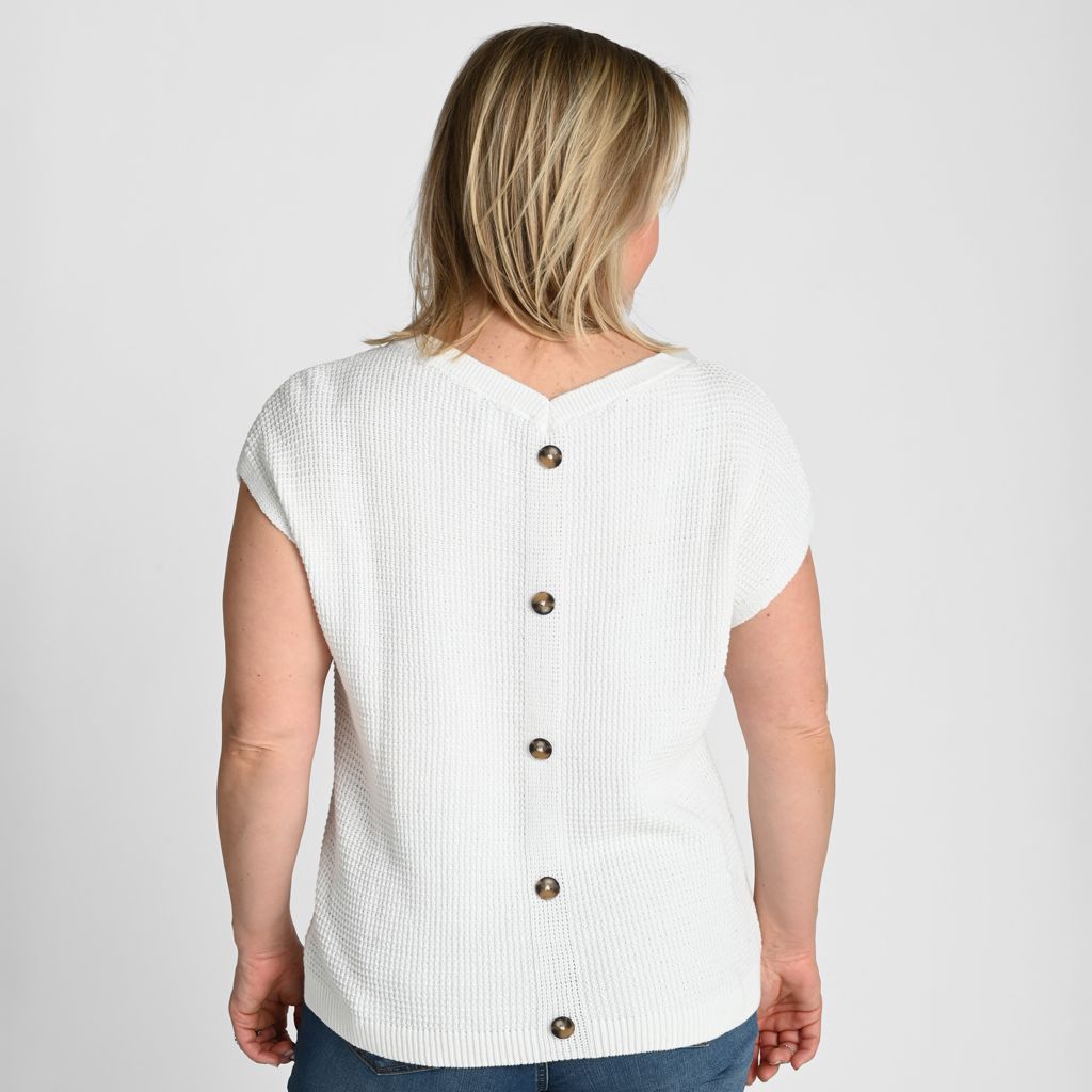 Bright White Back Detail Missy