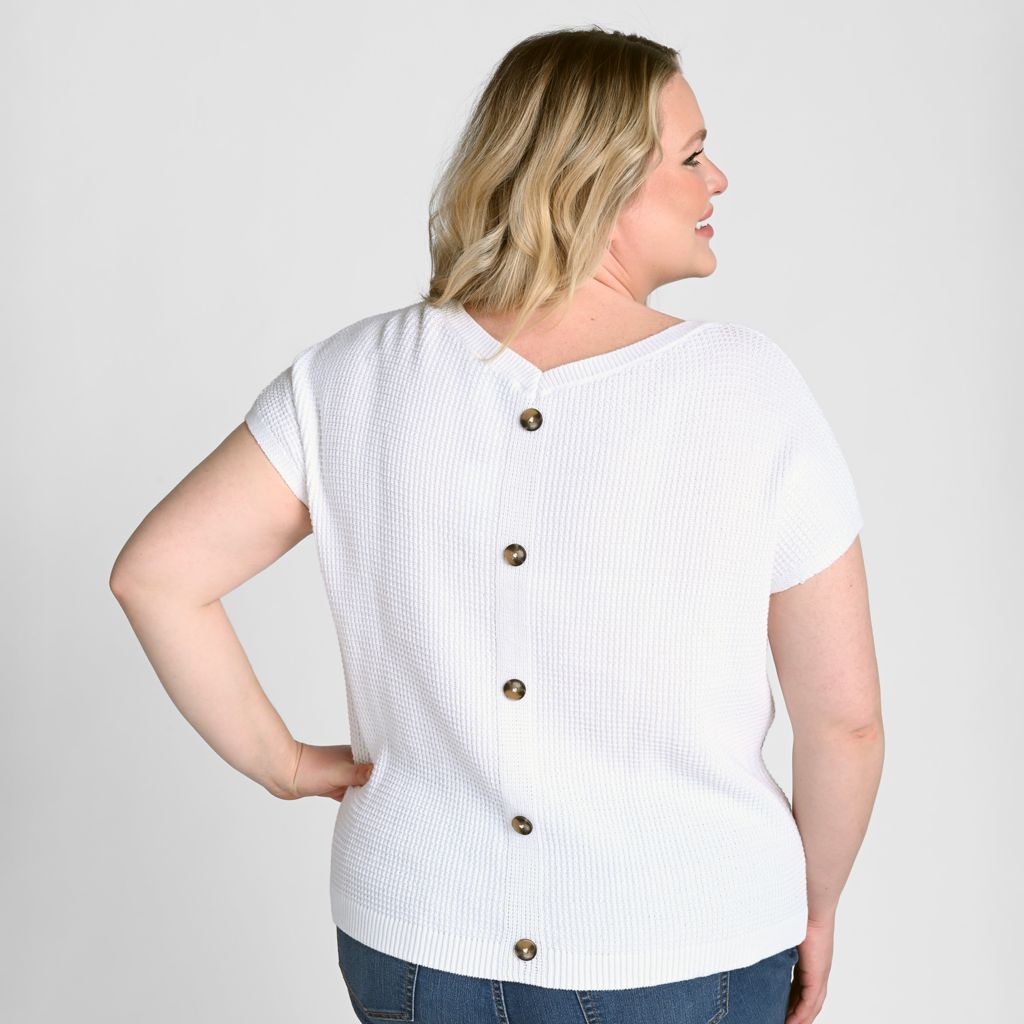 Bright White Back Detail Women