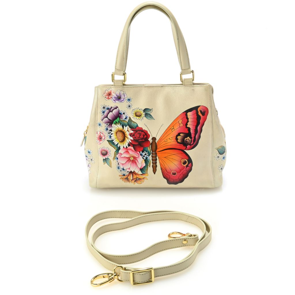 ButterflyBloomAlmondLongStrap