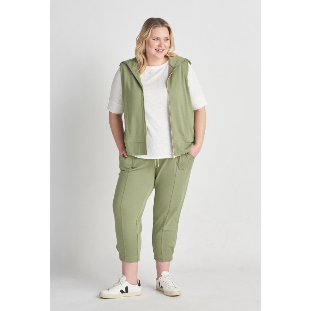 Green Front Detail Women