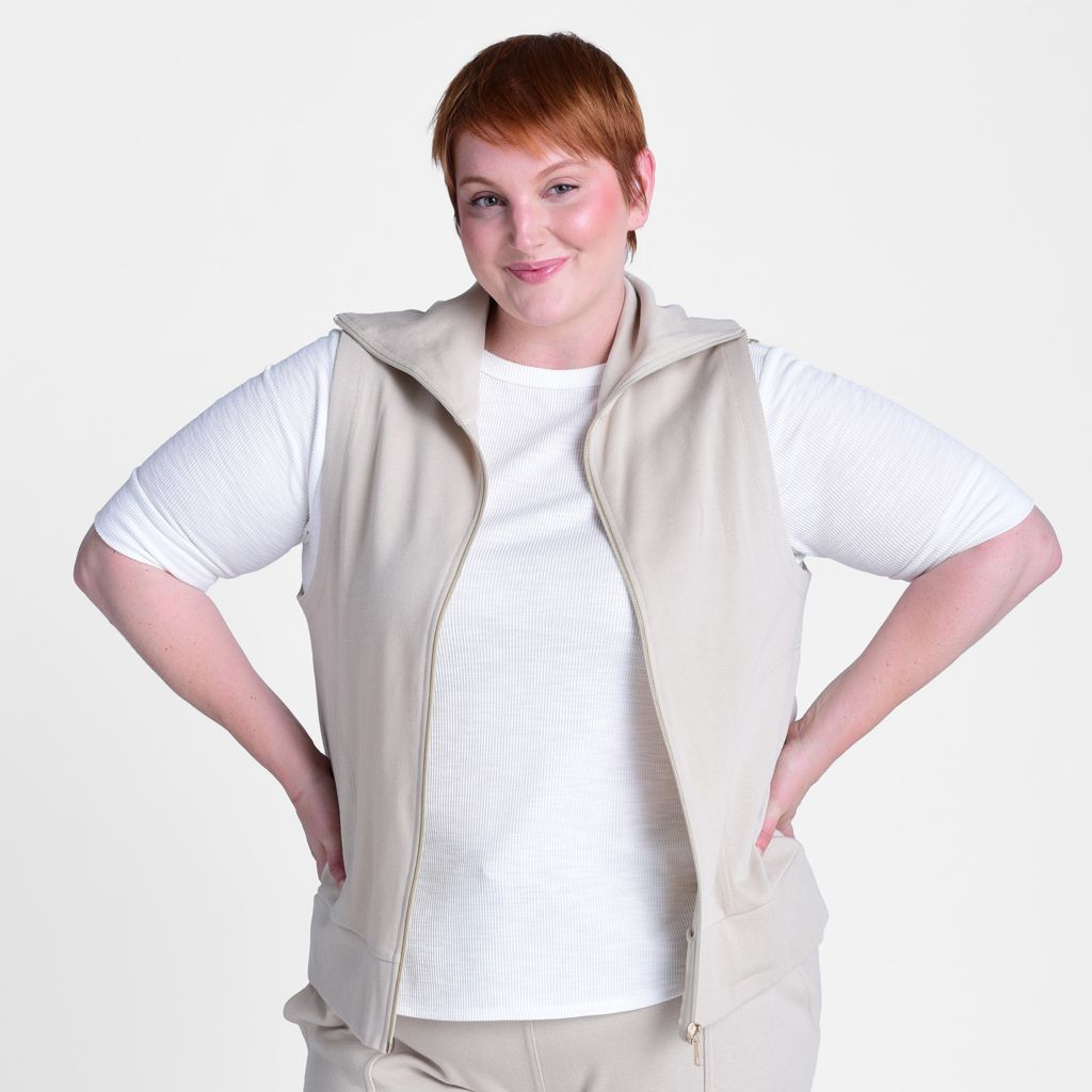 Feathered Khaki Front Detail Women