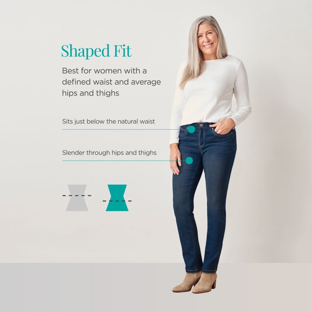Christopher & Banks - C&B Shaped Fit Straight Leg Colored