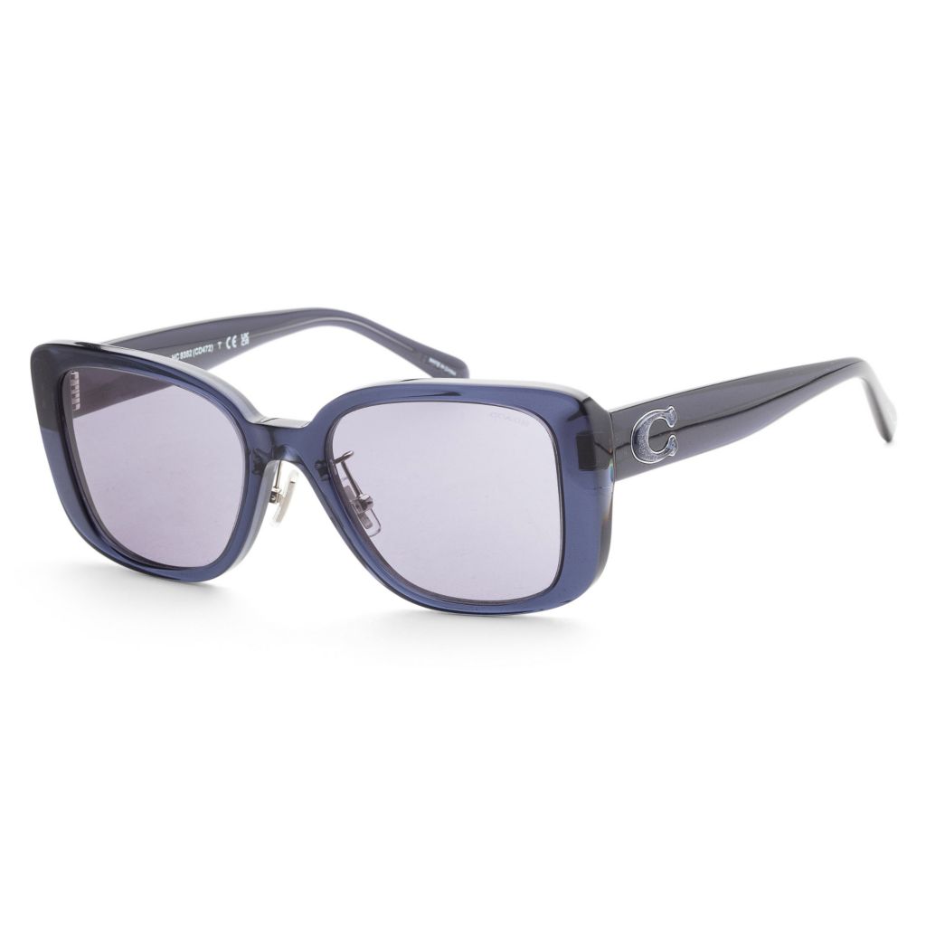 Coach sunglasses blue frame best sale