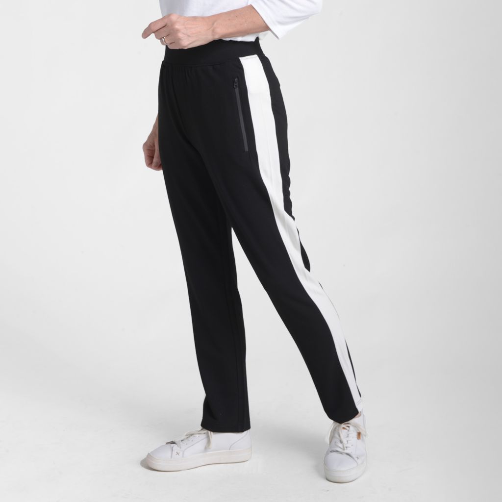 C B Relaxed Restyled Racer Stripe Tapered Leg Pant on sale at shophq 775 881