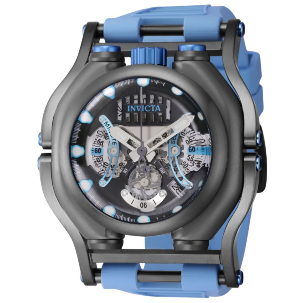 圧倒的ド迫力☆クールなブルー INVICTA Sea Hunter 37330