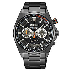 Seiko 42mm Quartz Chronograph Date Steel Bracelet Watch (SSB399P1)