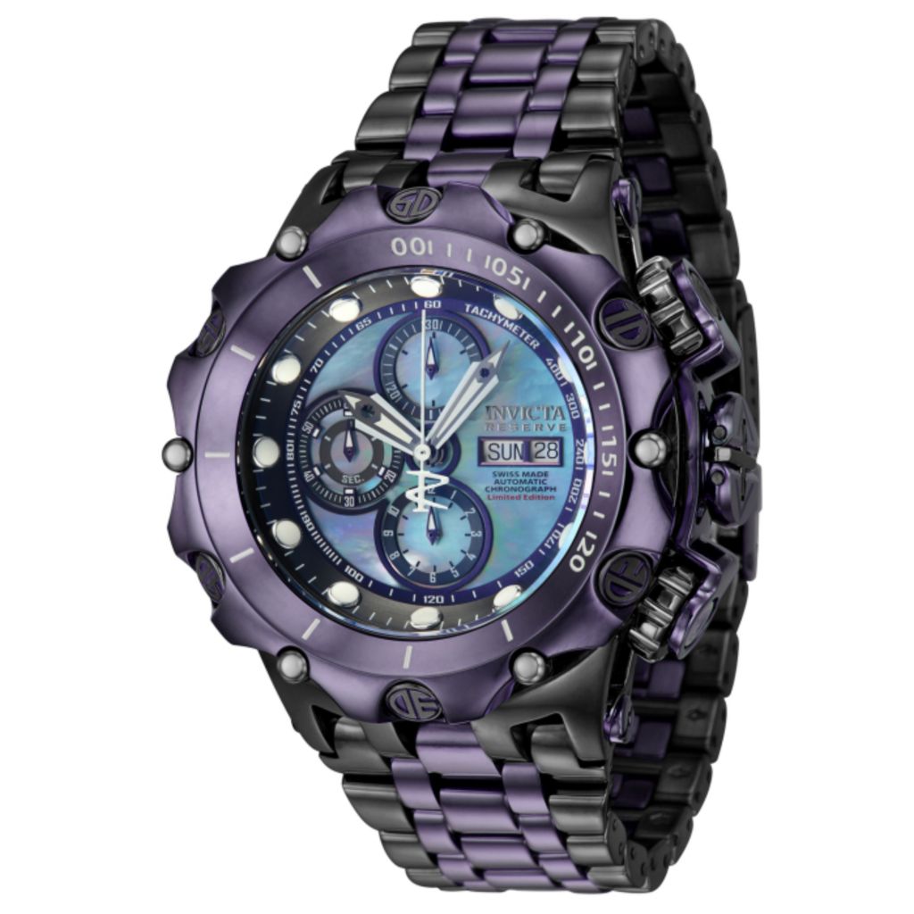 Invicta Reserve Venom Fusion Swiss Made SW500 LE Auto Chrono Watch