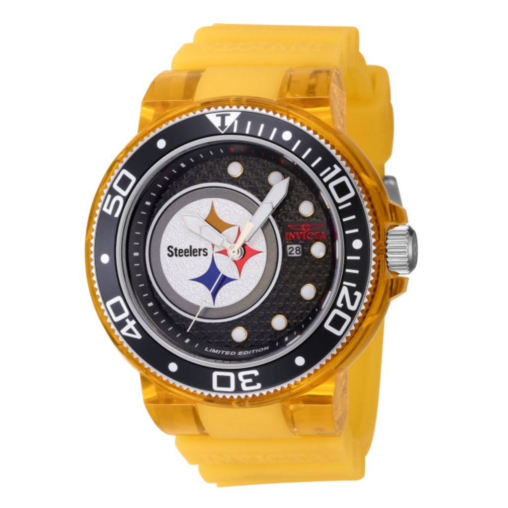 Invicta NFL Grand Pro Diver 52mm Quartz Silicone Strap Watch
