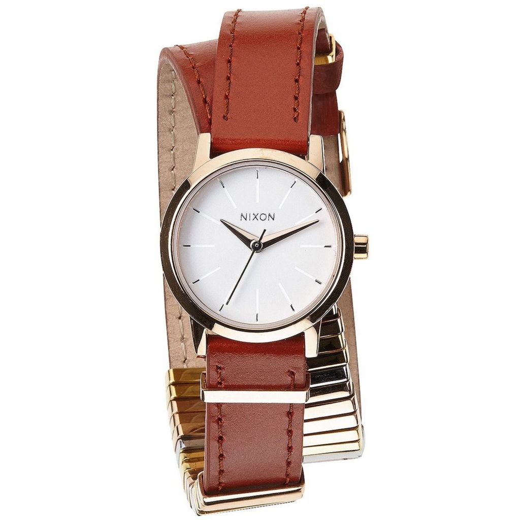 Nixon watches hot sale leather strap