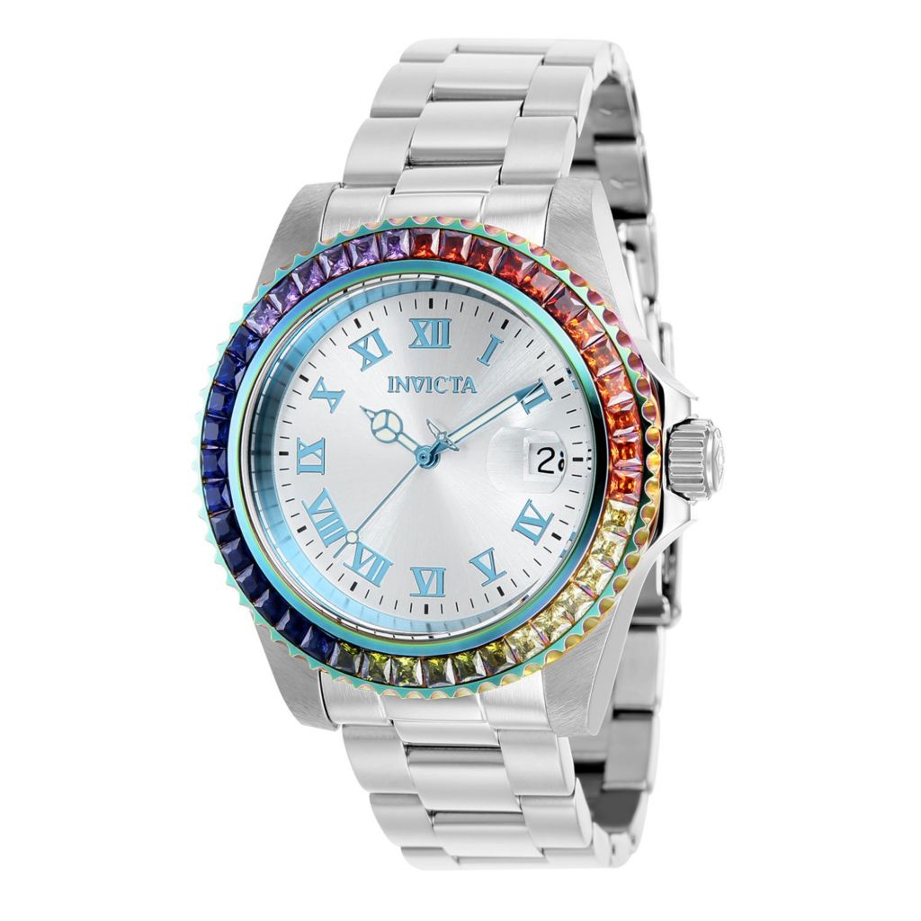 Invicta Angel Women s Quartz Simulated Diamond Bracelet Watch