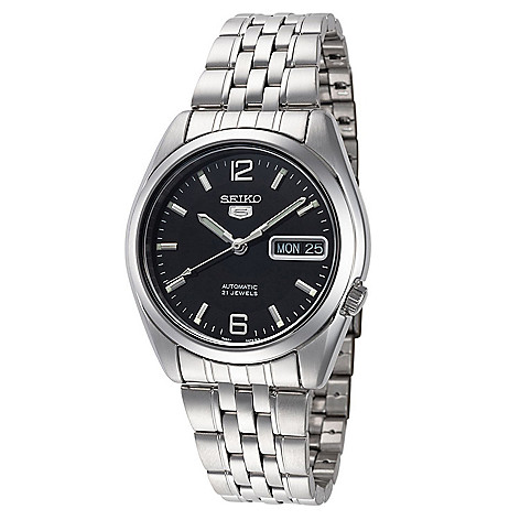 Seiko 37mm Series 5 Automatic Day & Date Watch 