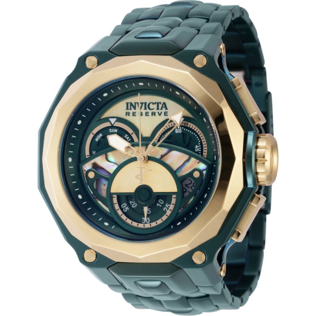 Invicta Reserve Elite 52mm Swiss Quartz Chronograph Bracelet Watch