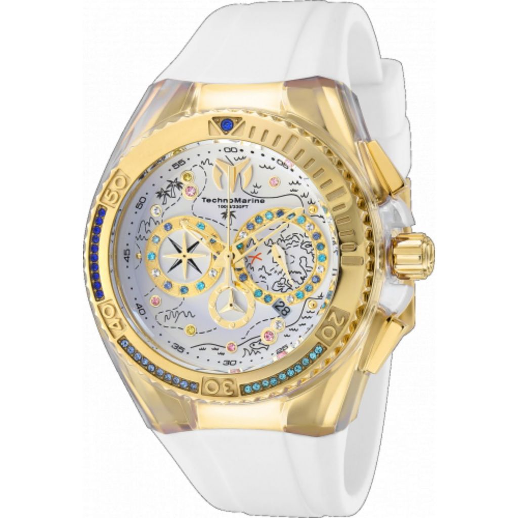 TechnoMarine Cruise Dream Swiss Quartz Simulated Diamond Watch