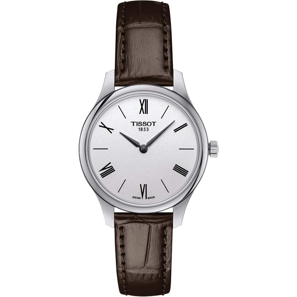 Tissot women's 2024 leather strap