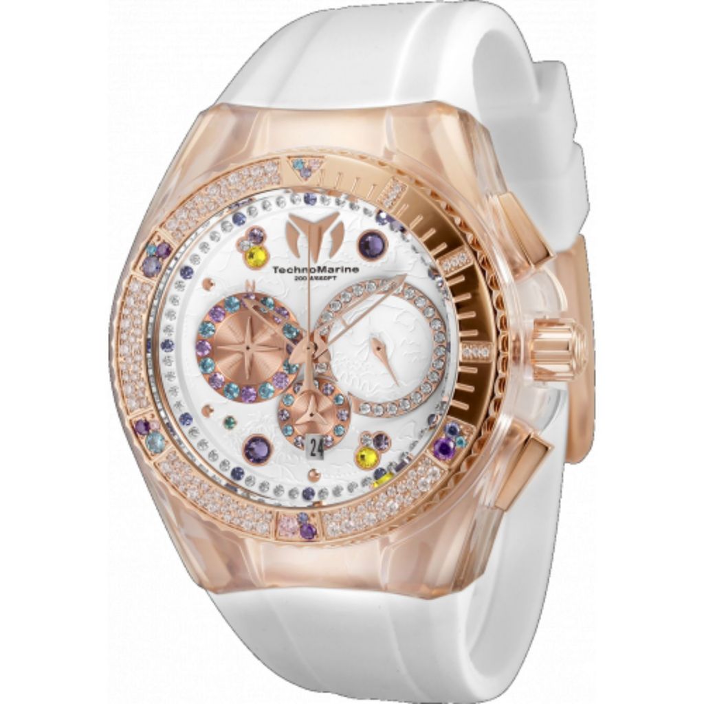 TechnoMarine Cruise Dream Quartz Simulated Diamond Watch ShopHQ