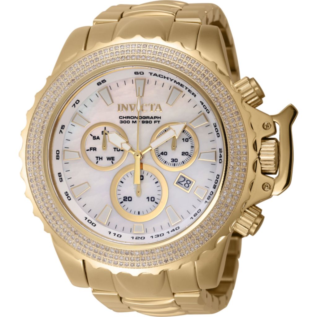 Invicta Men's Diver Watch Day Date Stainless Steel Bracelet