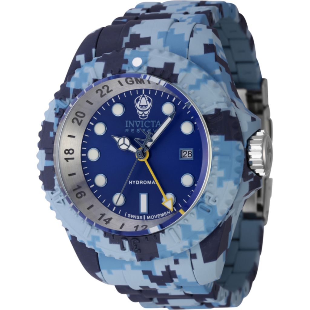 Invicta Akula 52mm Automatic Open Heart Strap Watch 