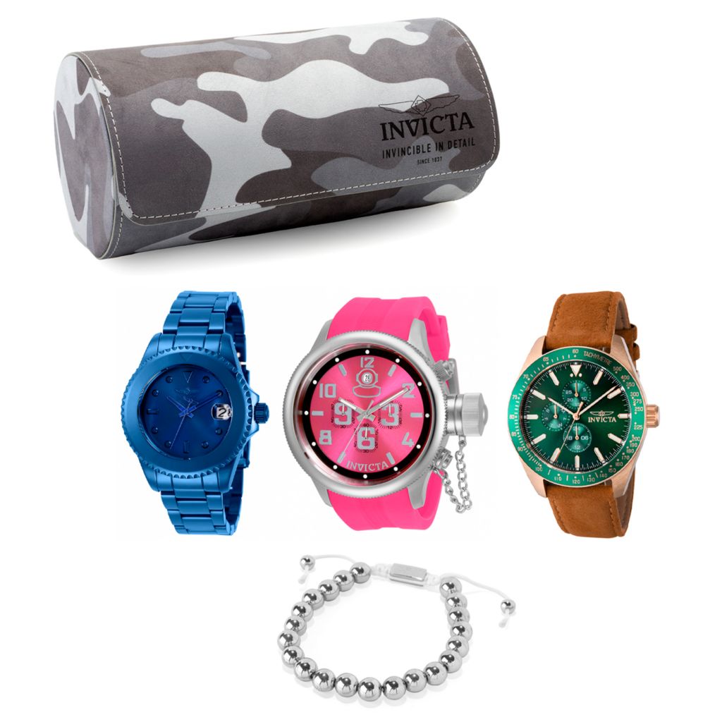 923 676 Set Of 3 Watches W Jewelry Bracelet 3 Slot Watch Roll Rock Bottom Price 79.99 WatchinTyme