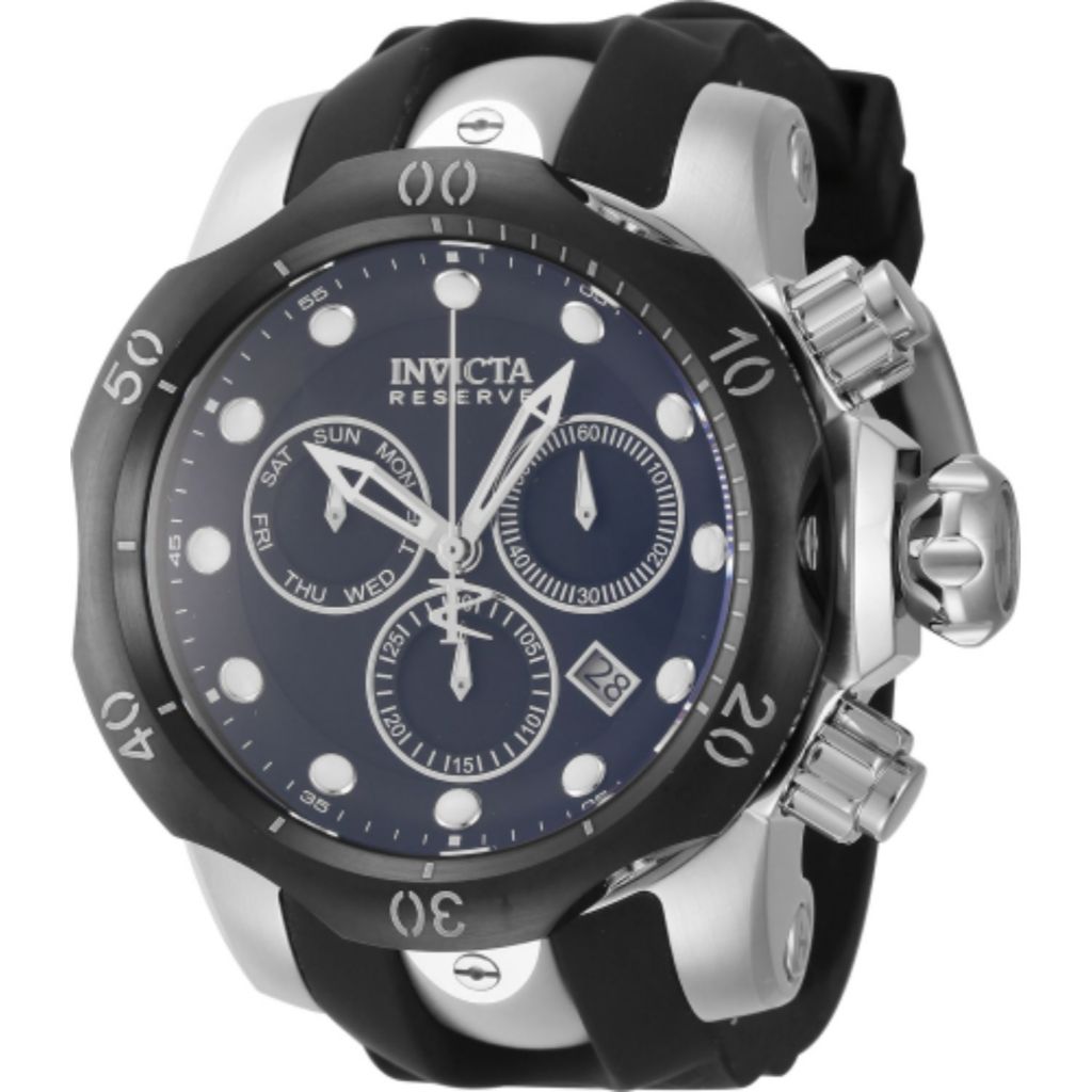 Invicta Reserve Venom 54mm Swiss Quartz Chronograph Strap Watch