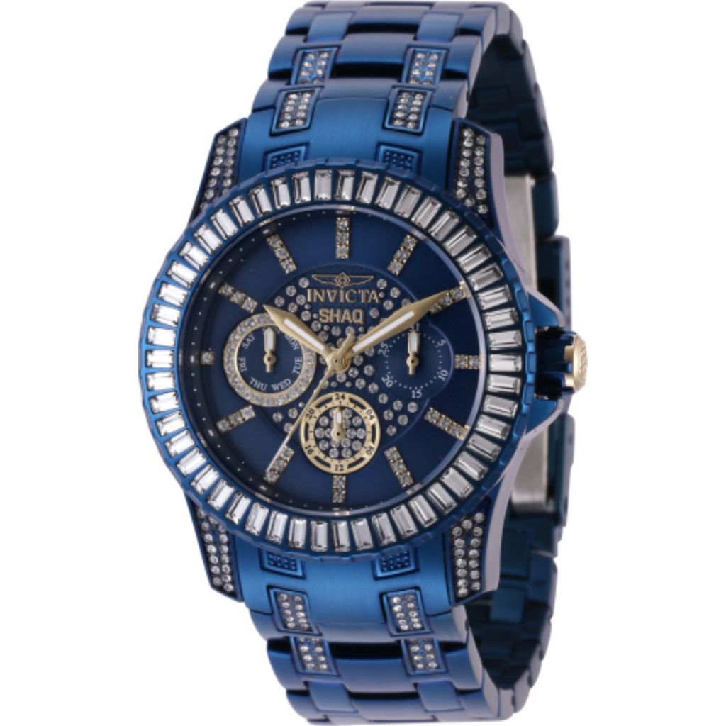 Invicta Women s Shaq Quartz Chronograph Crystal Accented Watch