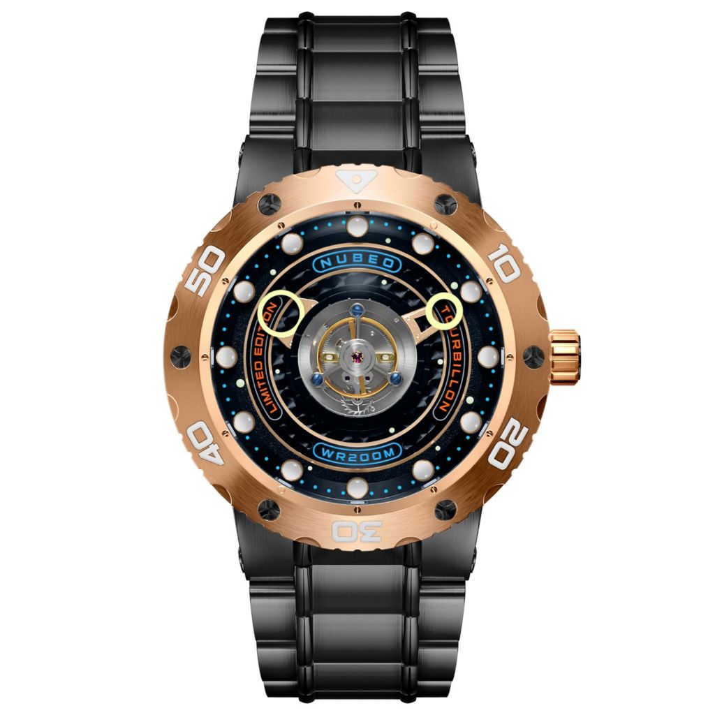 Nubeo 48mm Supermassive Tourbillon L.Ed Automatic Bracelet Watch ...