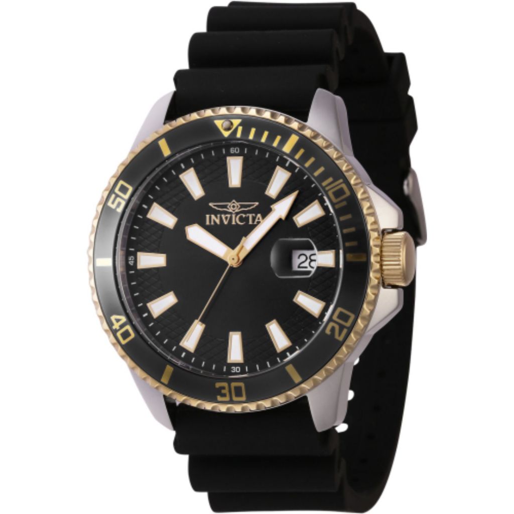 Invicta Pro Diver 45mm Quartz Date Silicone Strap Watch ShopHQ