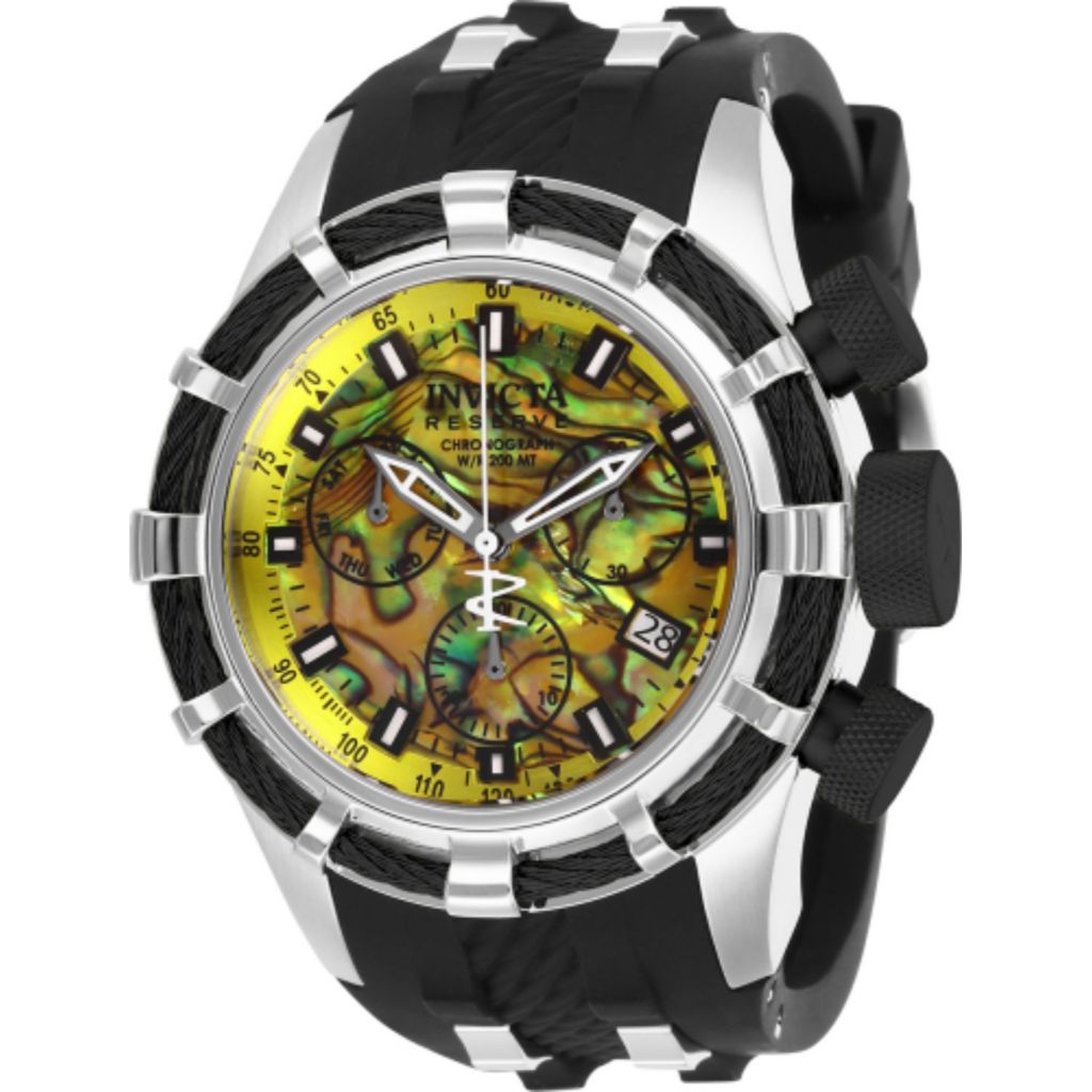 Invicta Men's 50mm Mobula Quartz Chronograph Ceramic Bracelet