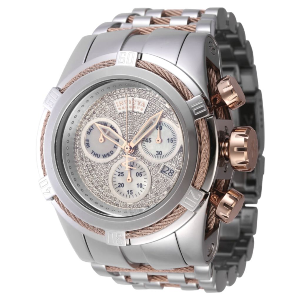 Invicta Reserve Bolt Zeus Swiss Quartz 1.02ctw Diamond Watch ShopHQ