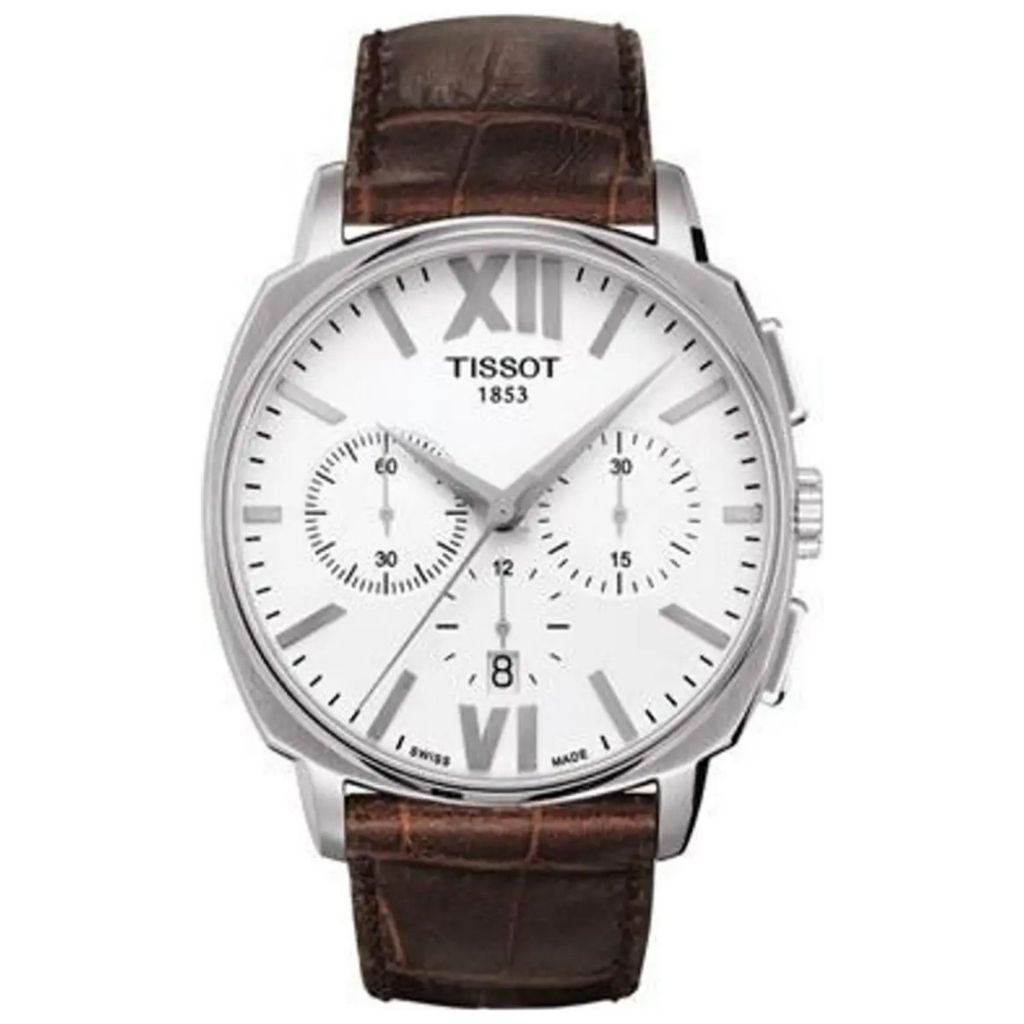 Tissot 42mm T Lord Swiss Made Automatic Chronograph Strap Watch