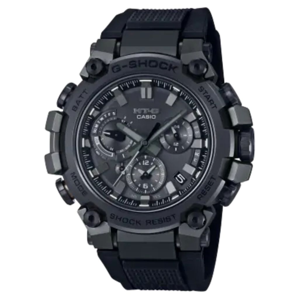 Casio 52mm G Shock Solar BLE MB6 Quartz Chronograph Strap Watch