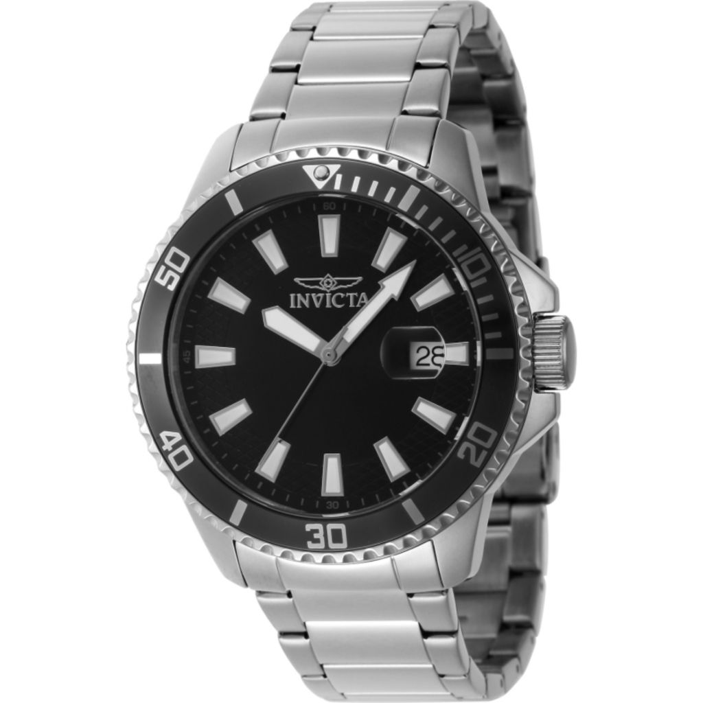 Invicta Pro Diver 45mm Quartz Date Bracelet Watch - ShopHQ.com