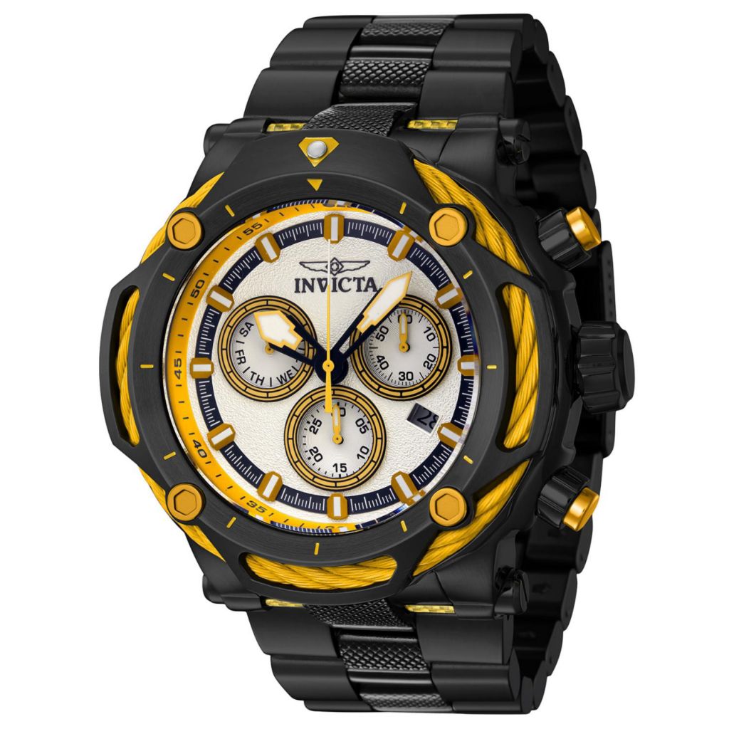 Invicta Bolt 60mm Quartz Chronograph Bracelet Watch ShopHQ