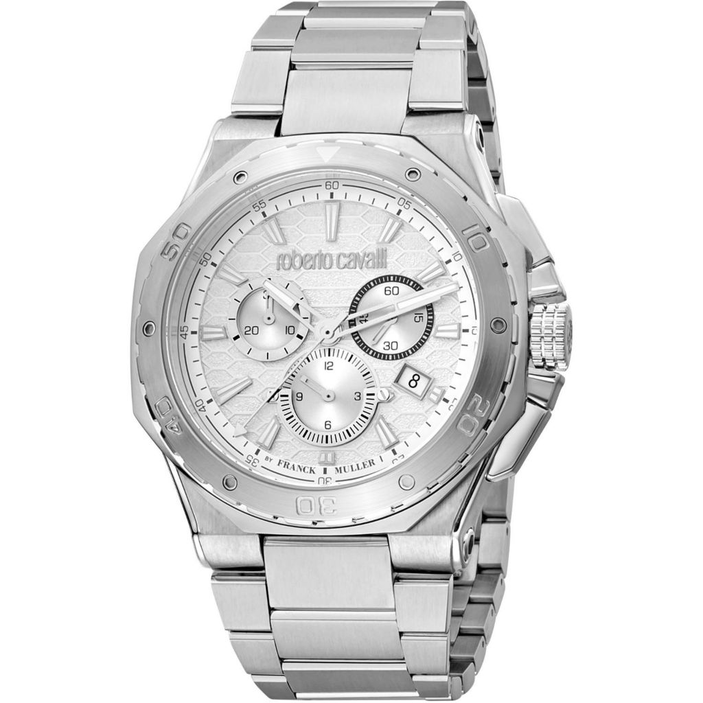 Roberto Cavalli by Franck Muller Swiss Made Quartz Chrono Watch