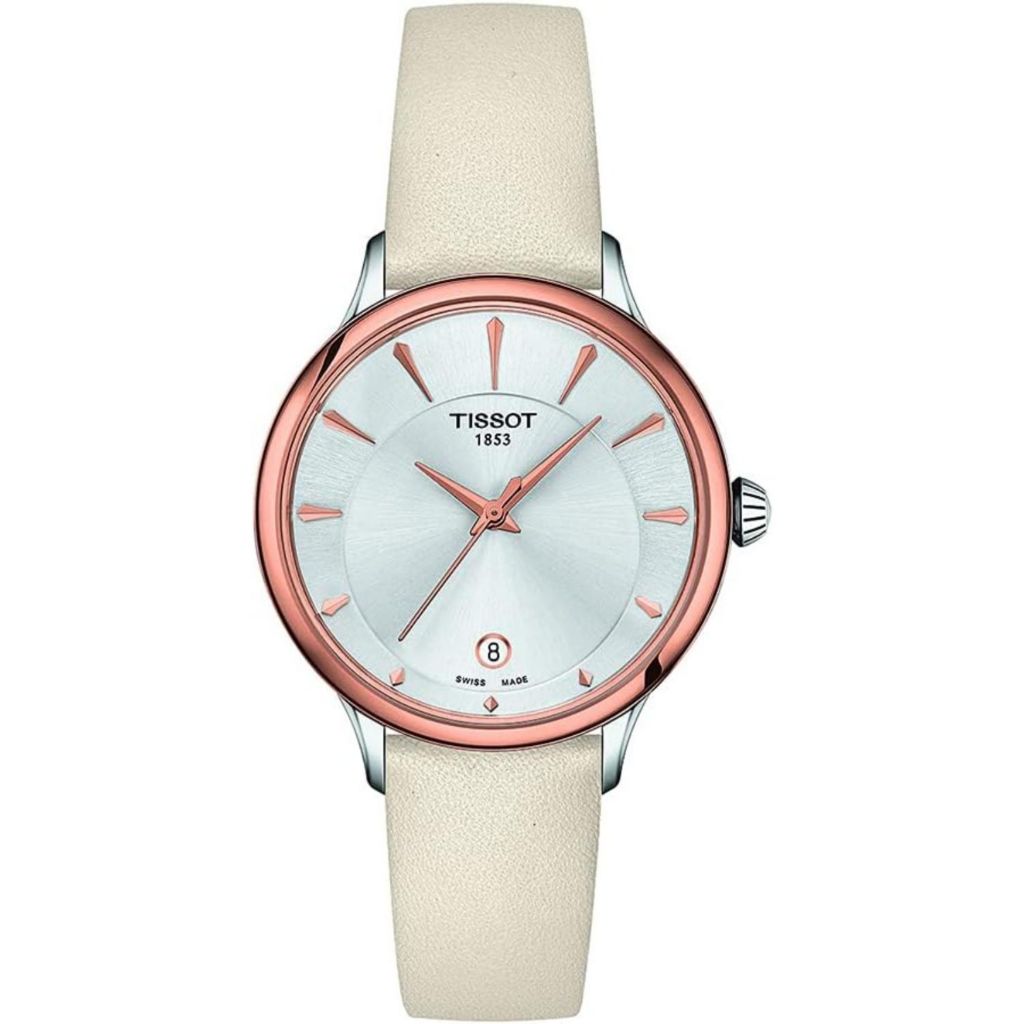 Tissot Women's Odaci-T Swiss Made Quartz Leather Strap Watch