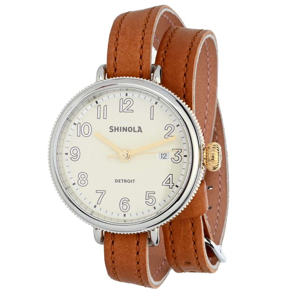 Watch with Tan Strap