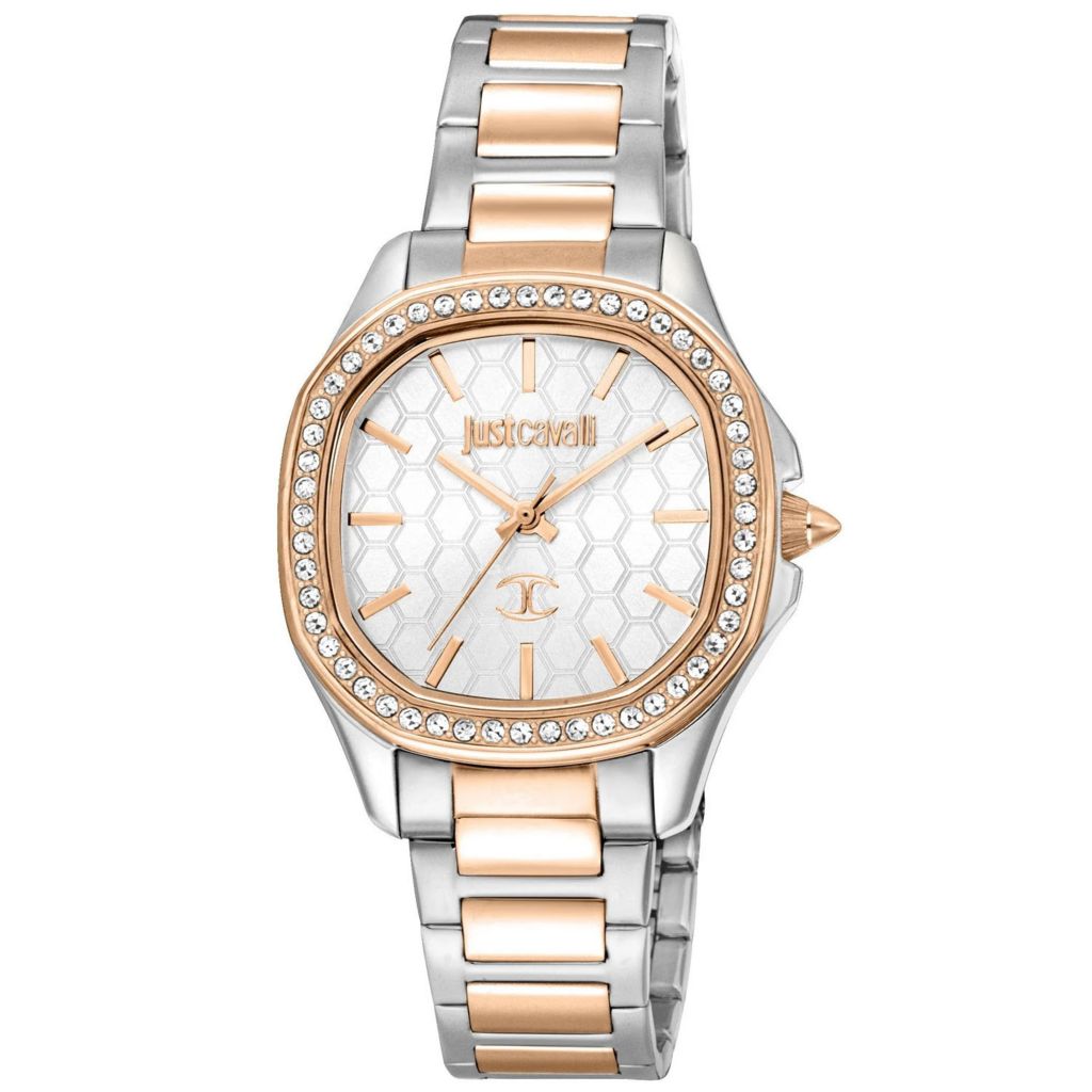 Selling JUST CAVALLI women's stainless steel analog watch with mineral crystal