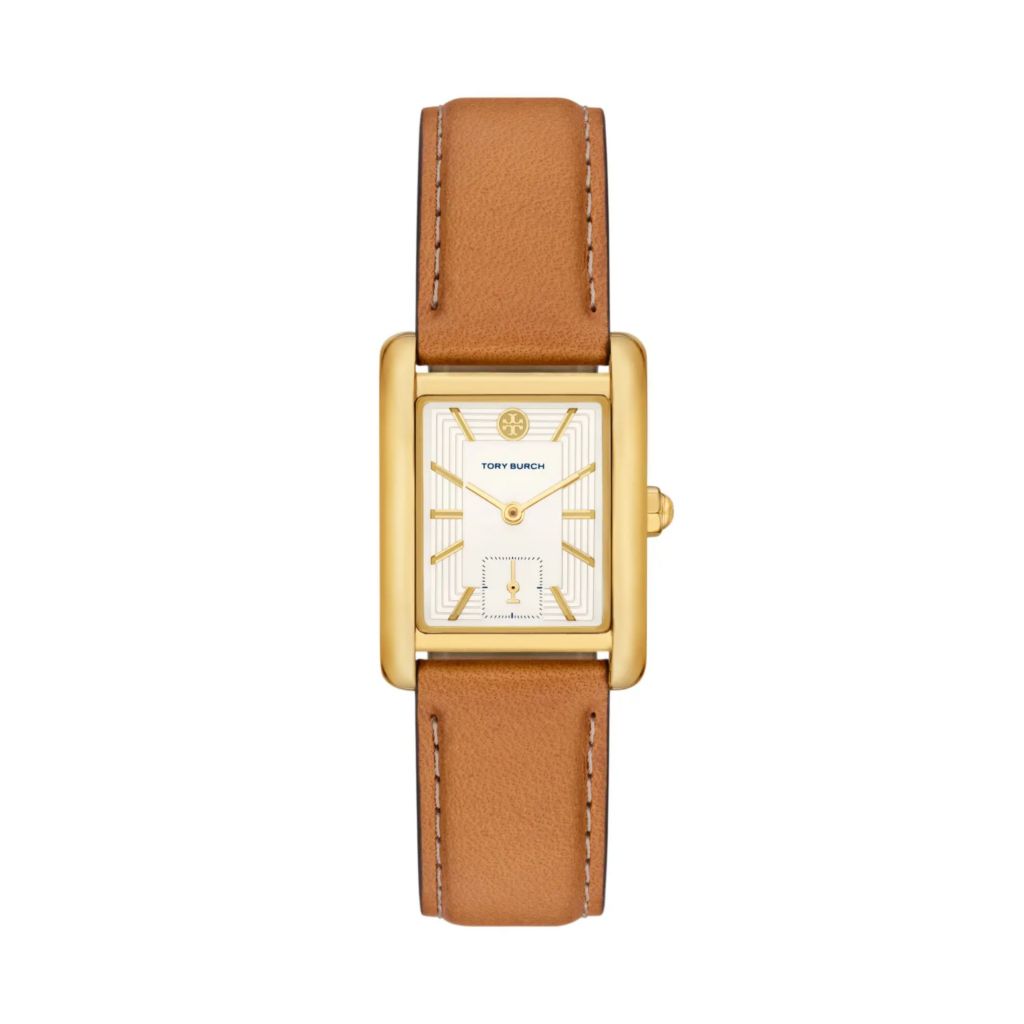 Tory Burch Women s Eleanor Quartz Leather Strap Watch ShopHQ