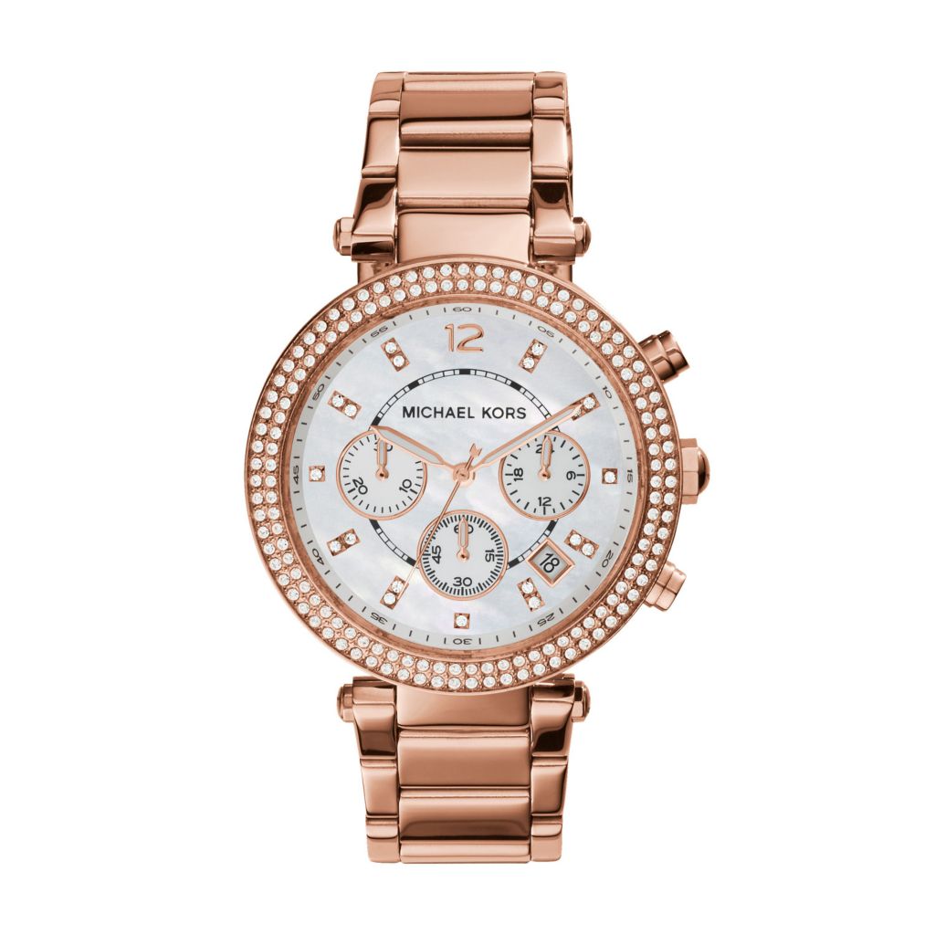 Women's michael kors crystal watch new arrivals